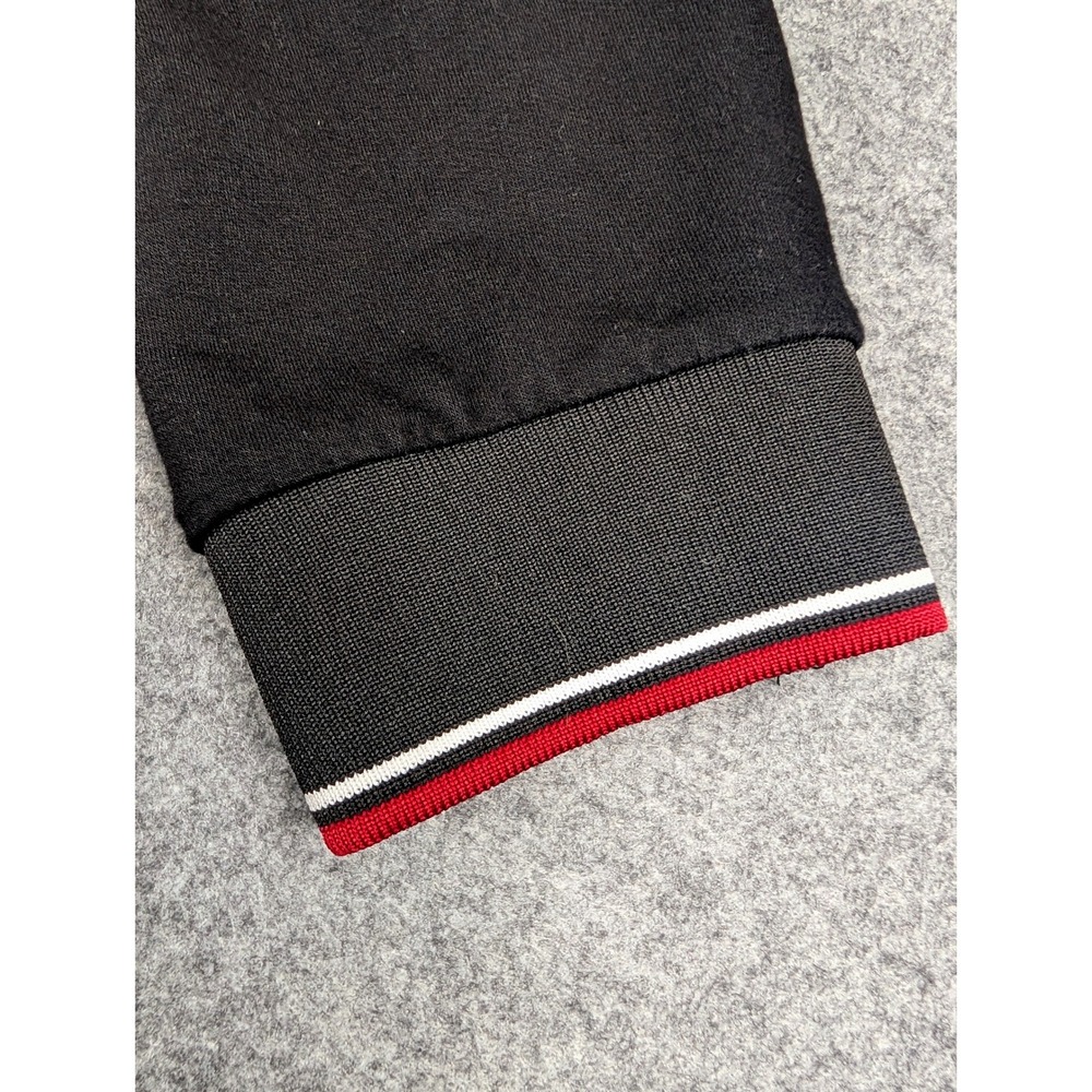 Zara Floral Varsity Number 9 Jersey Top Black Short Sleeve Pockets Woman - Picture 7 of 15